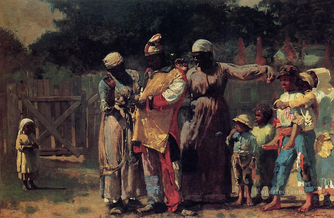 The Carnival aka Dressing for the Carnival Realism painter Winslow Homer Oil Paintings